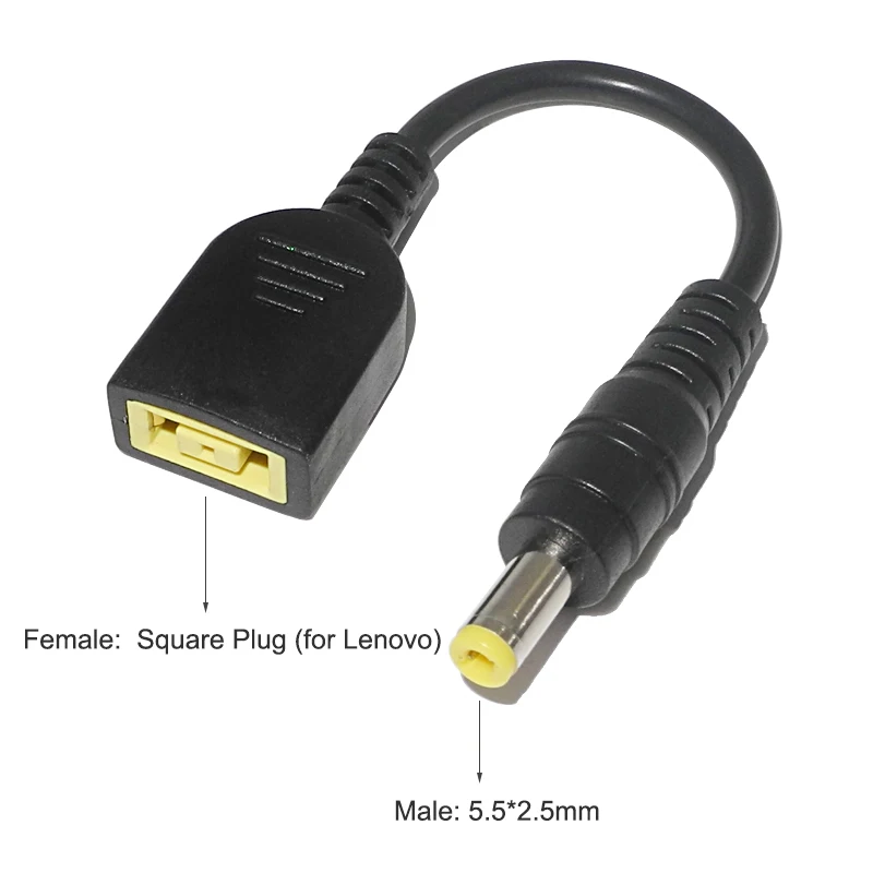 Квадратный Переходник постоянного тока Мама папа 5 5x2 мм|Компьютерные кабели и