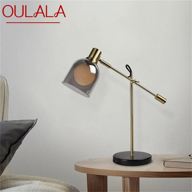 

OULALA Nordic Simple Postmodern Art Table Lamp LED Desk Lighting for Home Study Bedroom Decoration