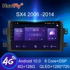 NaviFly 7862 Carplay GPS Android все в одном автомобиль интеллектуальная система радио мультимедиа видео плеер для Suzuki SX4 1 2006 - 2014