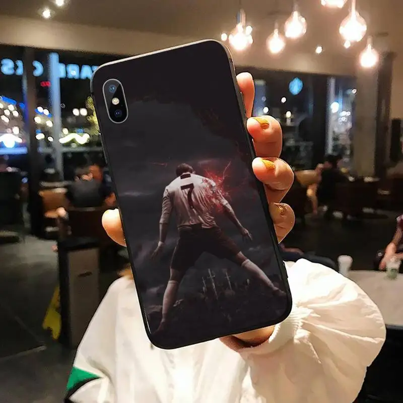 

ootball superstar ristiano Ronaldo CR7 Phone Case for iPhone 11 12 pro XS MAX 8 7 6 6S Plus X 5S SE 2020 XR