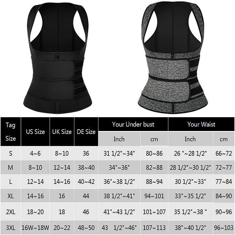 Женский корсет для талии моделирующий костюм сауны Srap на молнии бюстье белье
