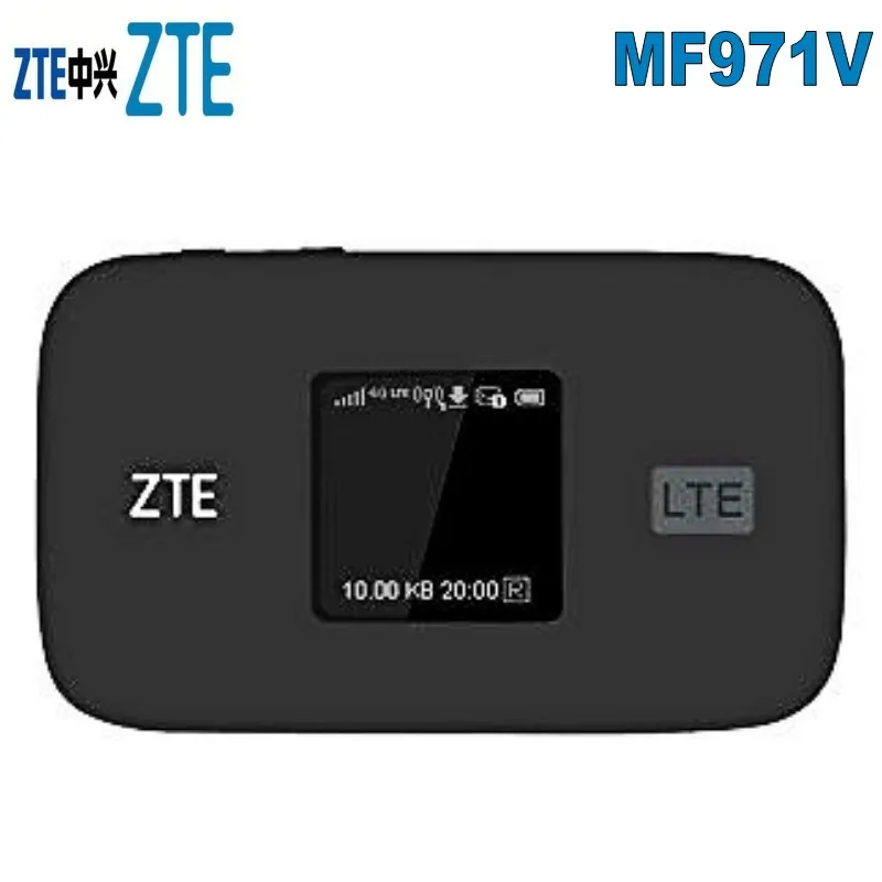 Оригинальная разблокировка 300 Мбит/с ZTE MF971V Cat6 WiFi роутер 4G LTE с B1/2/3/4/5/7/8/17/12/20/28 TDD B38/40