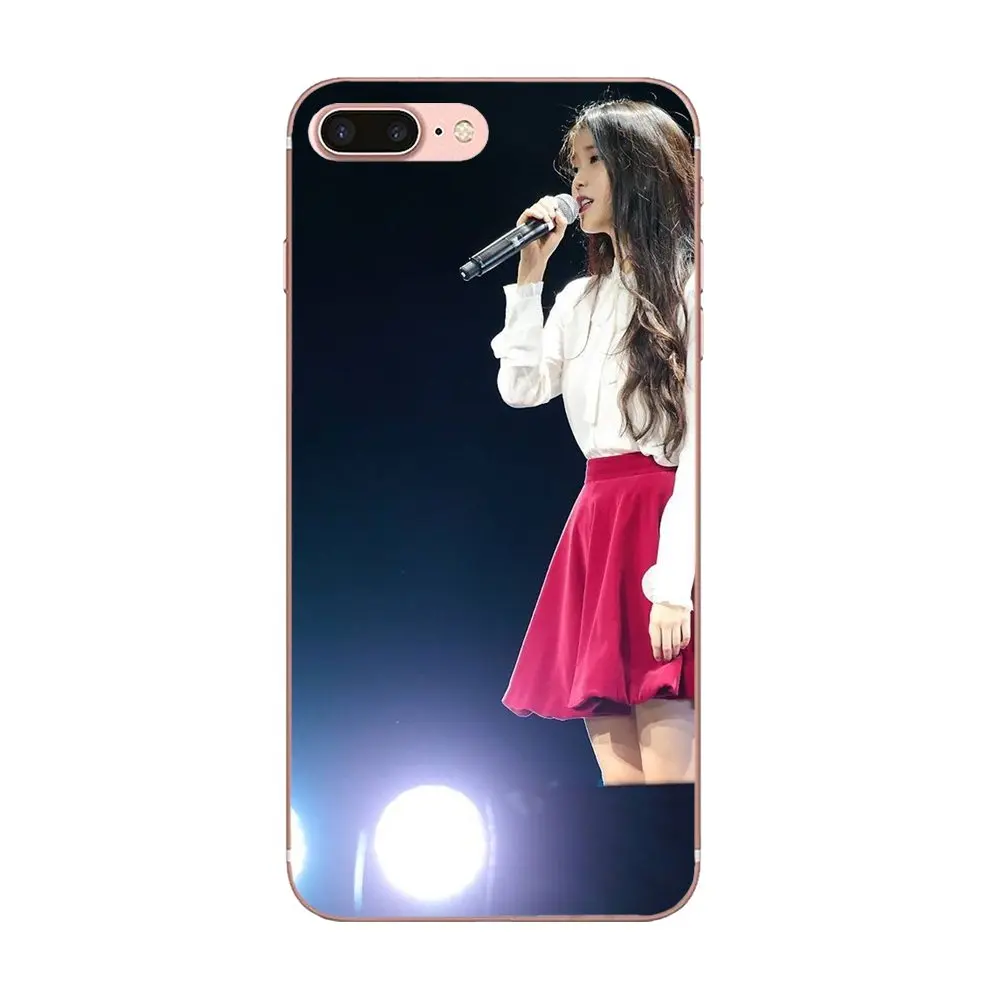 Iu Lee Ji Eun для samsung Galaxy Note 5 8 9 S3 S4 S5 S6 S7 S8 S9 S10 5G mini Edge Plus Lite Мягкий ТПУ ультратонкий |