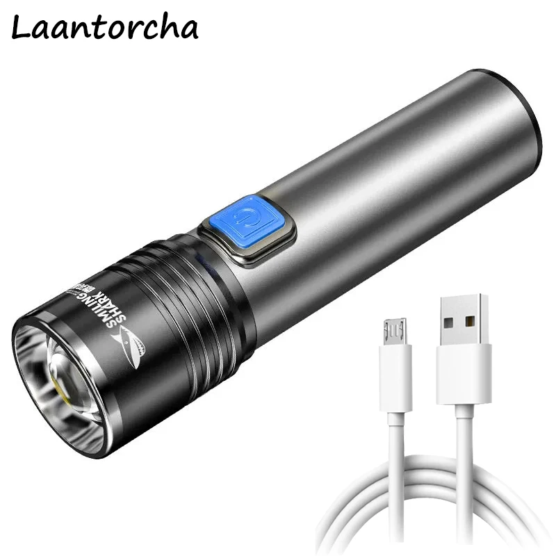 

Fill Light Flashlight Creative Colored Light Powerful flashlight USB Rechargeable Ultra Bright torch waterproof Atmosphere Light