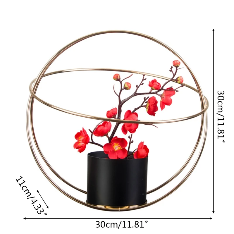 

Wrought Iron Plant Pot Stand Rack Holder Indoor Outdoor Flower Arrangement Teaching Garden Balcony Decor Craft