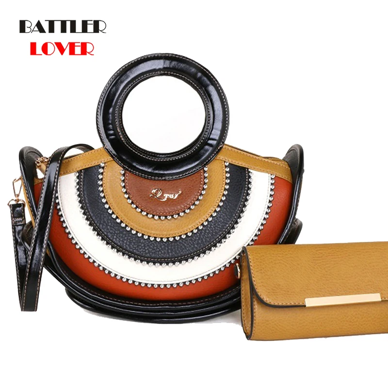 

Brand Handbags Women Bead Chain New Designer Bag Big Top-Handle Lady Shoulder Bags 2Set Tote Wallet 2021 Female Dropping