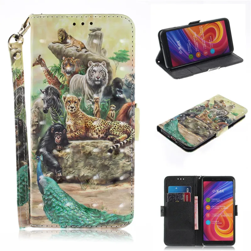 PU leathen 10 Кожаный чехол для Redmi 6A, чехол для Xiaomi Redmi 6, чехол для Xiaomi Redmi 6 6A, чехол, 3D кошелек, откидная подставка, чехол для телефона s - Цвет: PU leathen 10