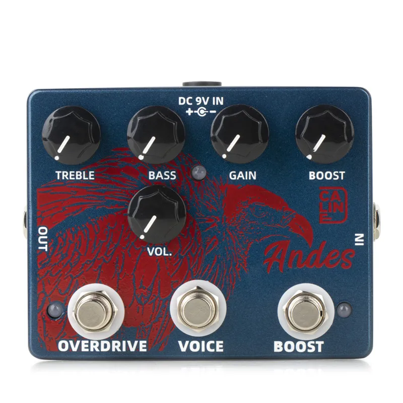 Caline DCP-11 Andes Boost Overdrive Effect Pedal Guitar Accessories Dual Guitar Pedal