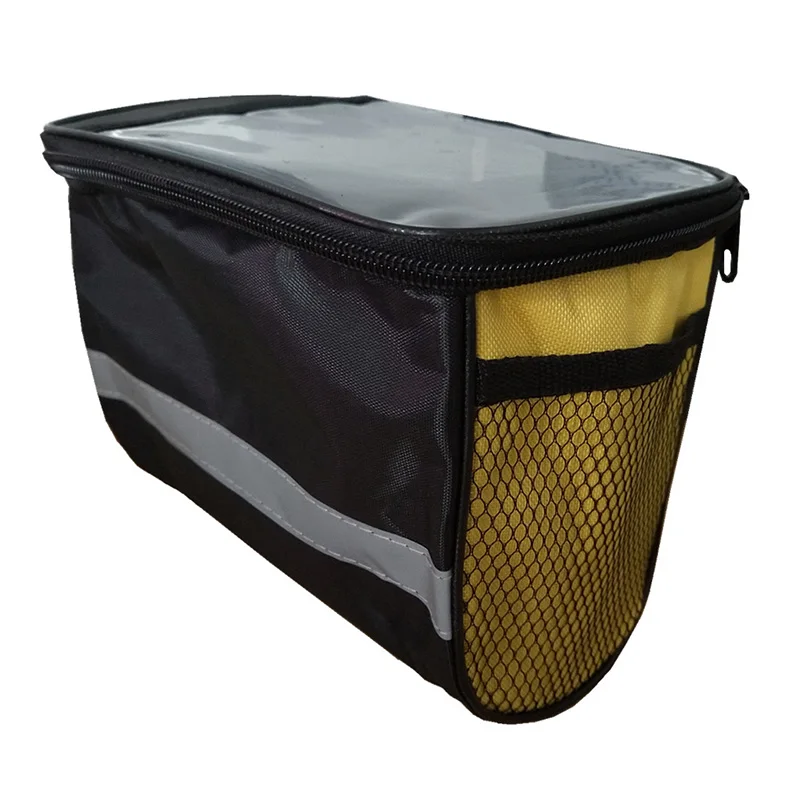 Bike Hiking MTB Front Frame Waterproof Riding Cycling Handlebar Bag Bicycle Tube Pocket Pack Travel Basket Waist | Спорт и