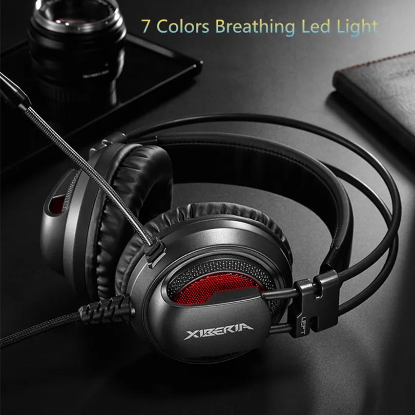 Гарнитура для компьютерных игр повязка на голову с микрофоном микрофон XIBERIA V10