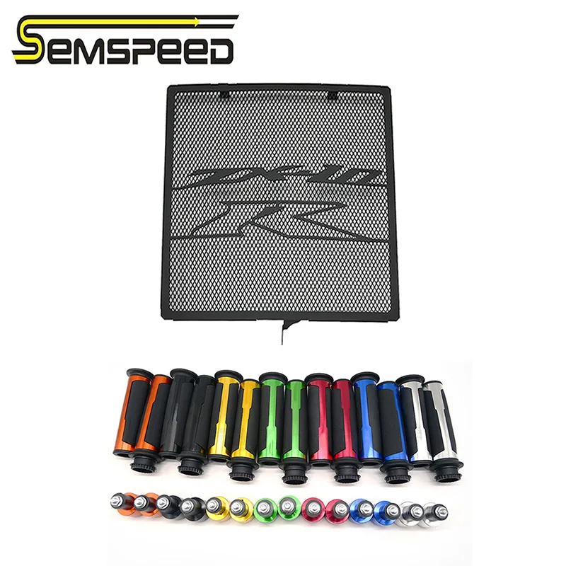 Защитная крышка радиатора SEMSPEED защита концов руля для Kawasaki Ninja ZX-10R ZX10R 2008-2012-2018 2019