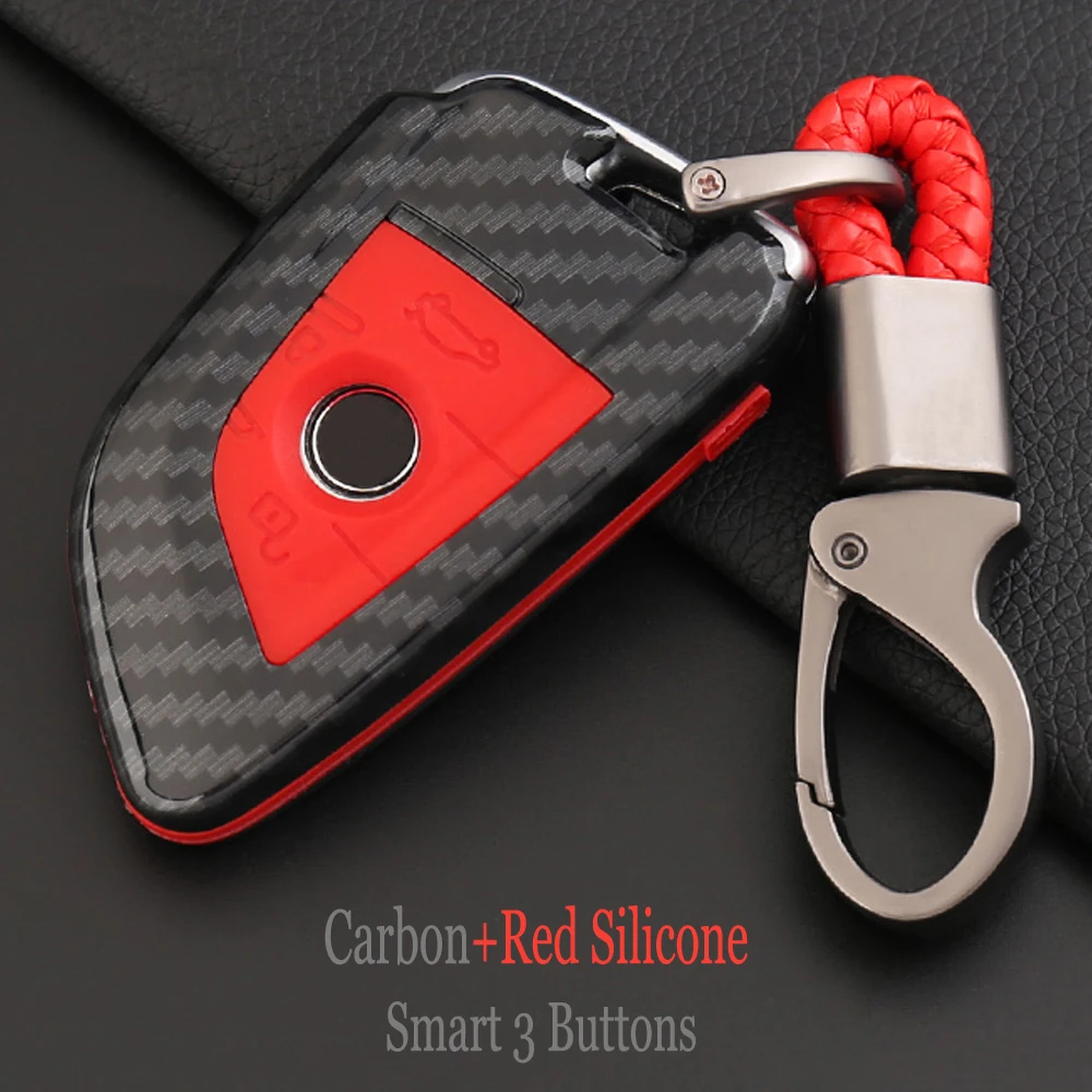 Новый универсальный защитный чехол из углеродного АБС-пластика и силикона для BMW