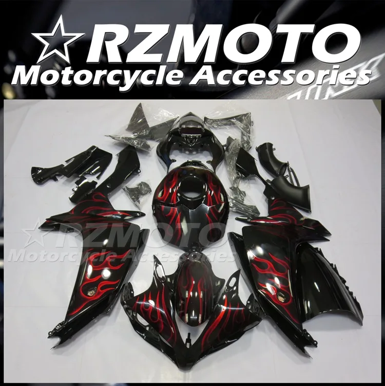

Комплект обтекателей из АБС-пластика для Yamaha YZF1000 R1 2007 2008 07 08 YZF R1 с красным пламенем