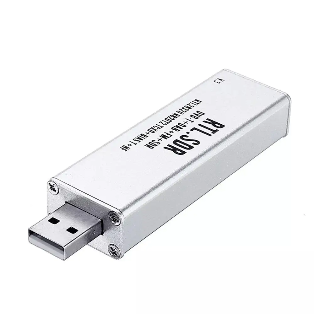 0 1 МГц 7 ГГц TCXO RTL sdr приемник R820t2 USB SDR ключ с 0.5ppm SMA MJZSEE A300U тестер серебро|Теле- и