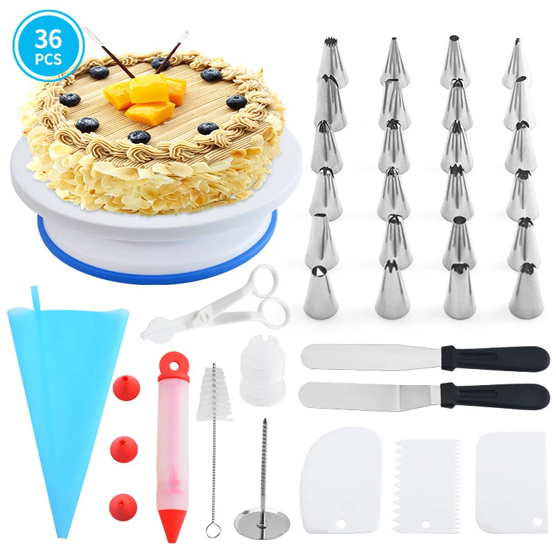 

36 шт., Кондитерские инструменты для украшения торта