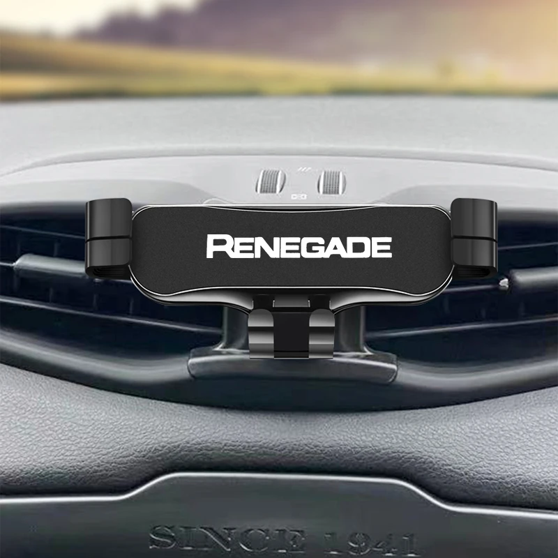 Металлический автомобильный держатель телефона для JEEP Renegade 2016 2017 2018 2019 2020 2021