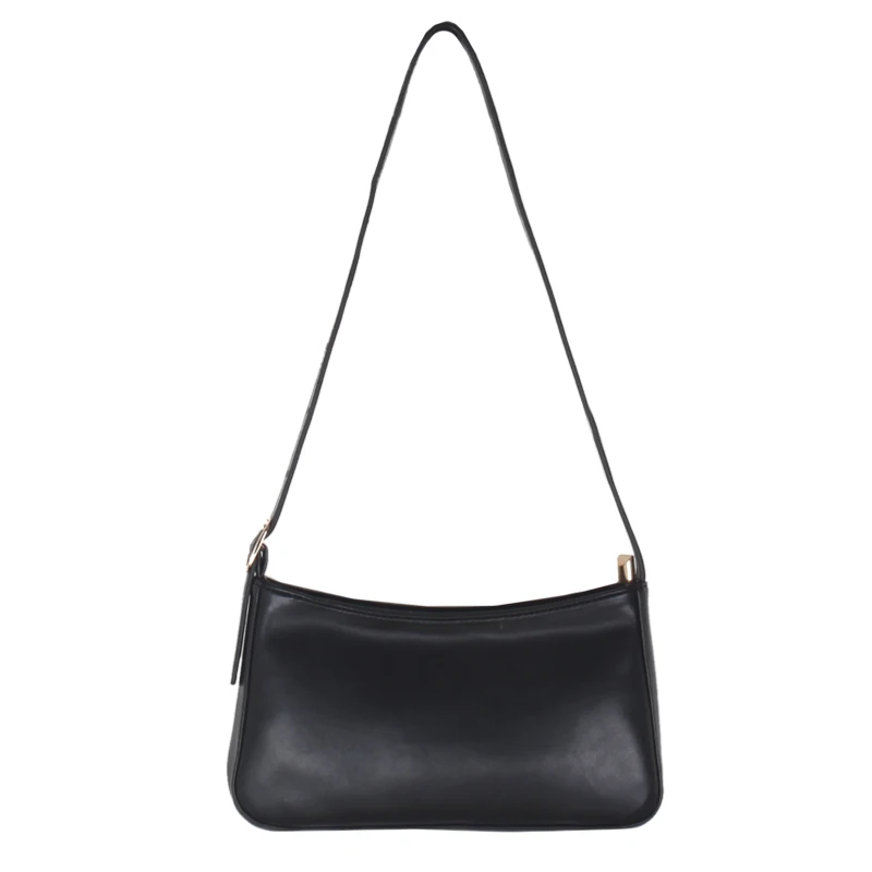 

High Quality Pu leather baguette messenger cross body bags for women 2021 luxury female shoulder bag satchel fashion woman