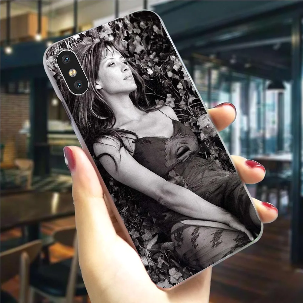 Чехол для телефона Sophie Marceau с узором iPhone 5 5S SE 6 6S/6 6S Plus 7 8/7 8 X XS XR Xs Max Жесткий