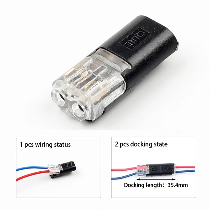 

30/50/100 шт., 2-контактный разъем для Светодиодный Дов