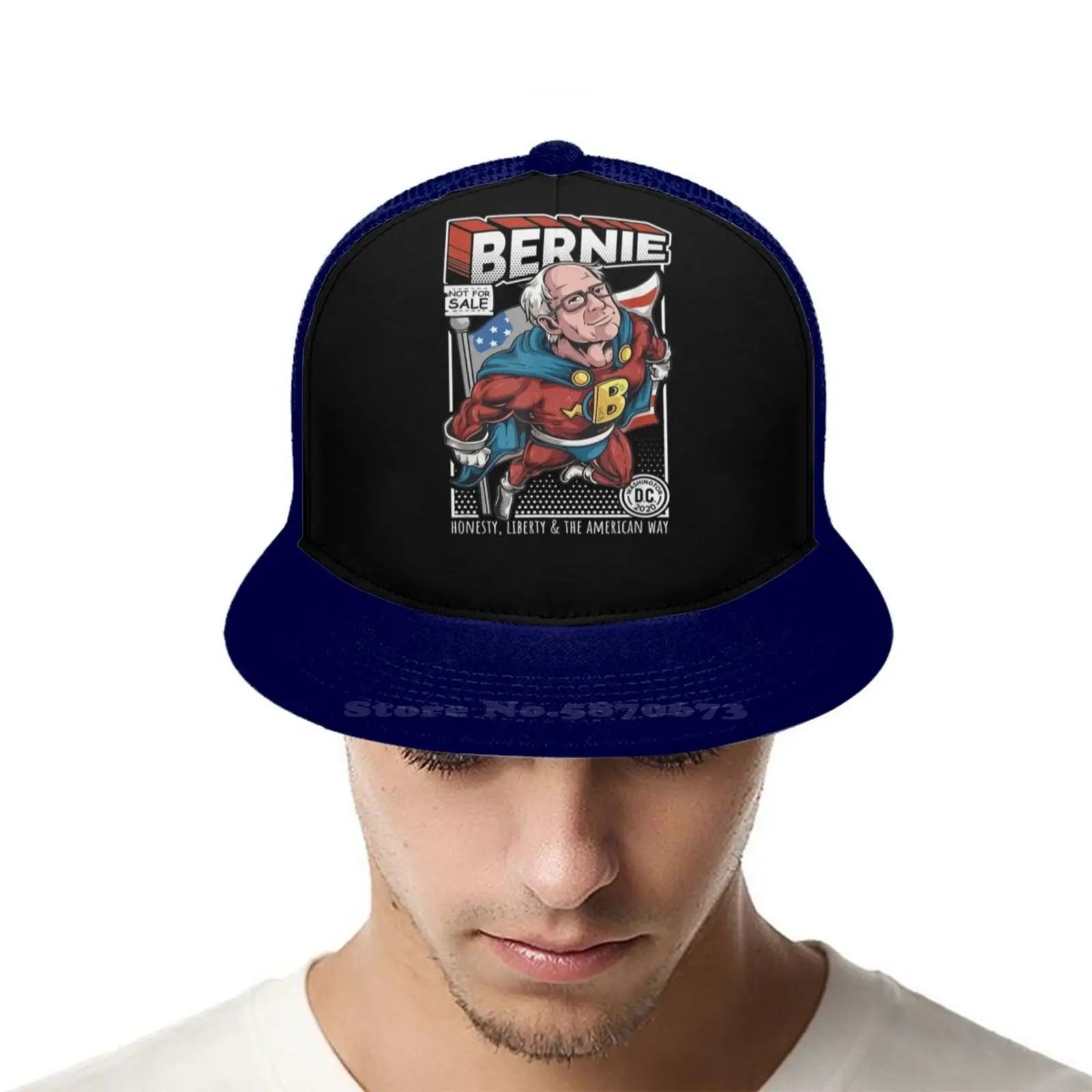 Берни Сандерс супергероя на помощь 2020 выборов настраиваемая бейсболка головные