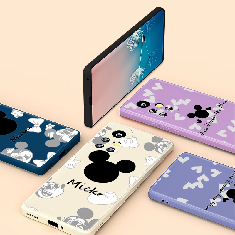 

Black White Mickey Disney For Huawei Nova 8 8i 8SE 7SE 7 6SE 7i 6SE 6 5i 5 5T 5Z Pro 4E 4 3i 3 Liquid Silicone Soft Phone Case