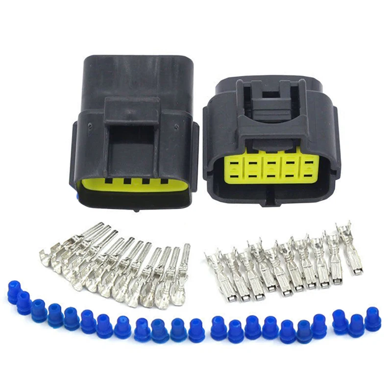 10 Pin/Way водонепроницаемый электрический провод кабель соединители набор