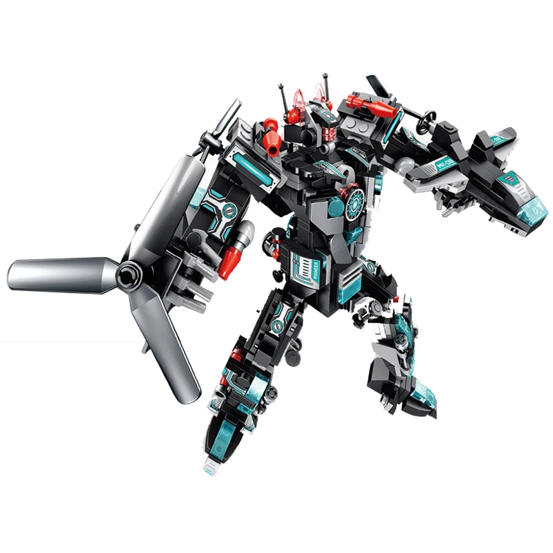 

577 шт., робот-Пионер 12в1, робот-деформация, робот-блок, друзья, детские игрушки для мальчиков, конструкторы, игрушки для мальчика, подарок на де...
