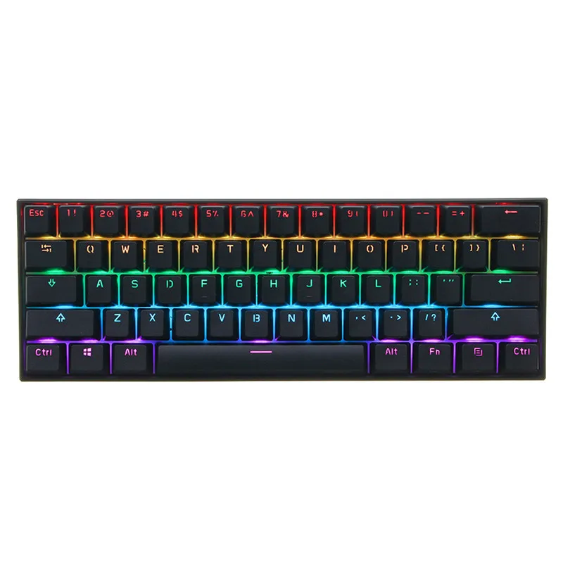

Cherry MX Switch Ergonomics Keyboard Anne Pro 2 60% NKRO BT 4.0 Type-C RGB Mechanical Gaming Keyboard For Laptop PC