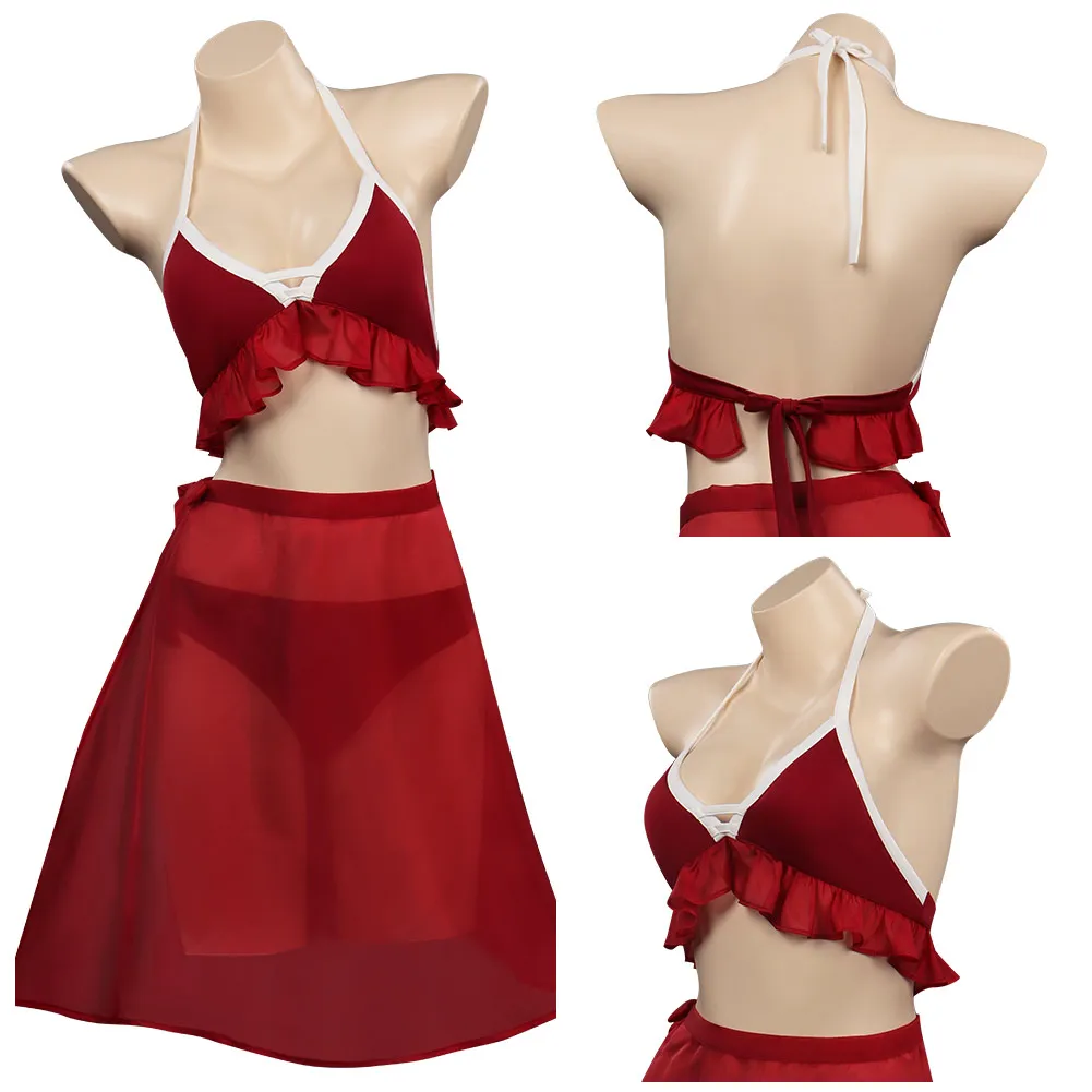 

Сексуальное женское бикини для косплея Haruno Sakura, бразильский купальник, бюстгальтер пуш-ап, комплект бикини, комплект из двух предметов, проз...