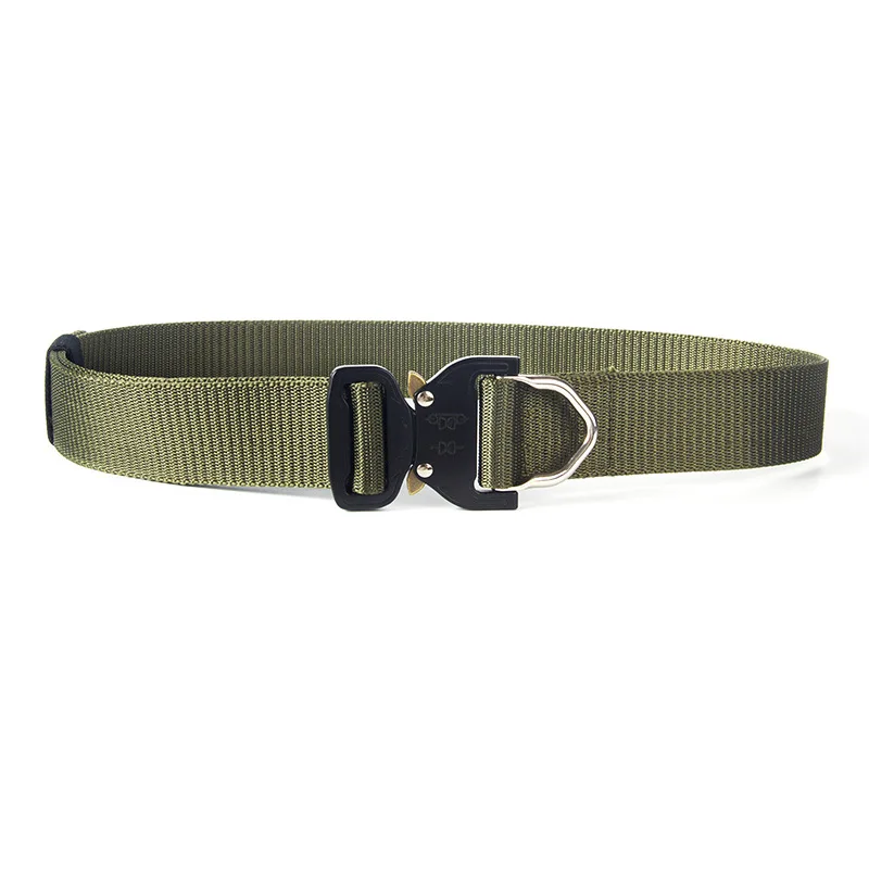 Военный тактический ремень армейский Полицейский Металлический с пряжкой