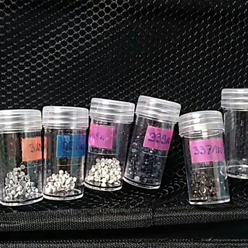 

60 Bottles Diamond Painting Accessories Container Storage Bag Box Suitcase 5D Butterfly Embroidery Tool Handbag