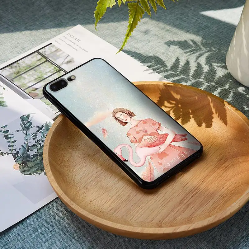 Тропический фламинго для iPhone 6 6S 7 8 Plus X XS XR Max 5 5S TPU Мягкий защитный чехол телефона |