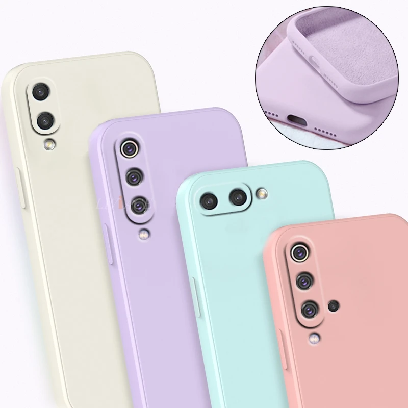 

New Square Silicone Phone Case For Huawei Honor 10i 10 Lite 50 30 20 Lite Pro 8X 9X 9A Play V10 V20 20S Camera Protect Cover