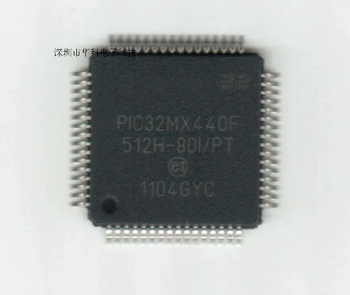 

1 шт./лот PIC32MX440F PIC32MX440F512H-80I/PT QFP