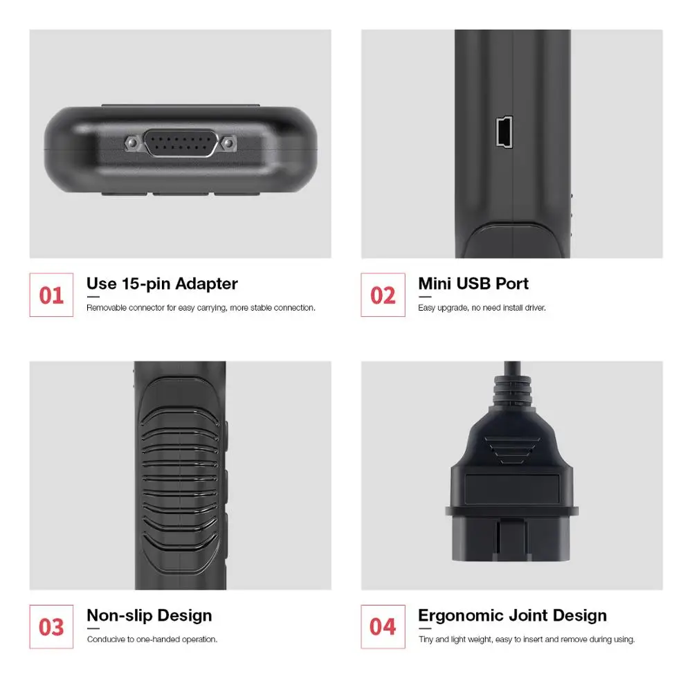 Считыватель кодов OBDII инструмент для сканирования YA401 полный считыватель с