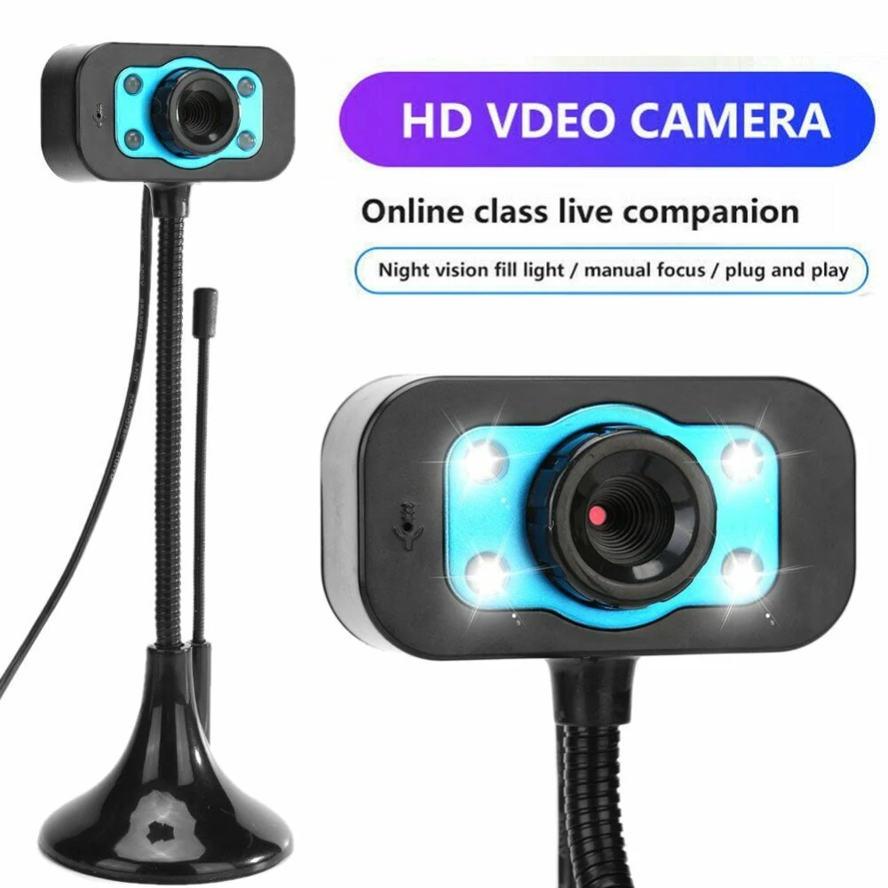 Автофокус 1200P HD Гибкая универсальная защитная решётка с веб камерой USB Камера С
