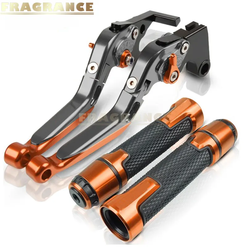 

For KTM RC RC125 RC200 RC390 125 200 390 Motorcycle Accessories Brake Handle Adjustable Brake Clutch Levers Handbar End Grips