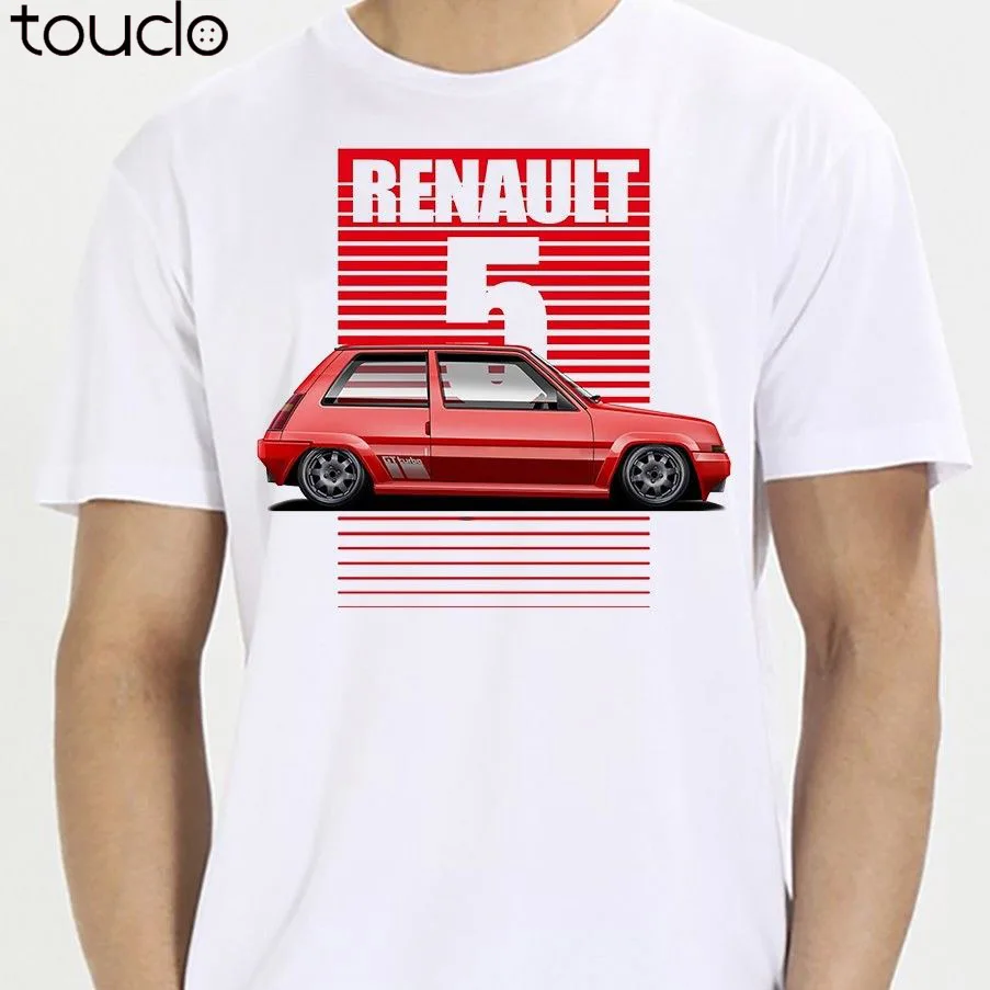 2020 модная летняя футболка Франция Классическая легенда автомобиль Renault 5