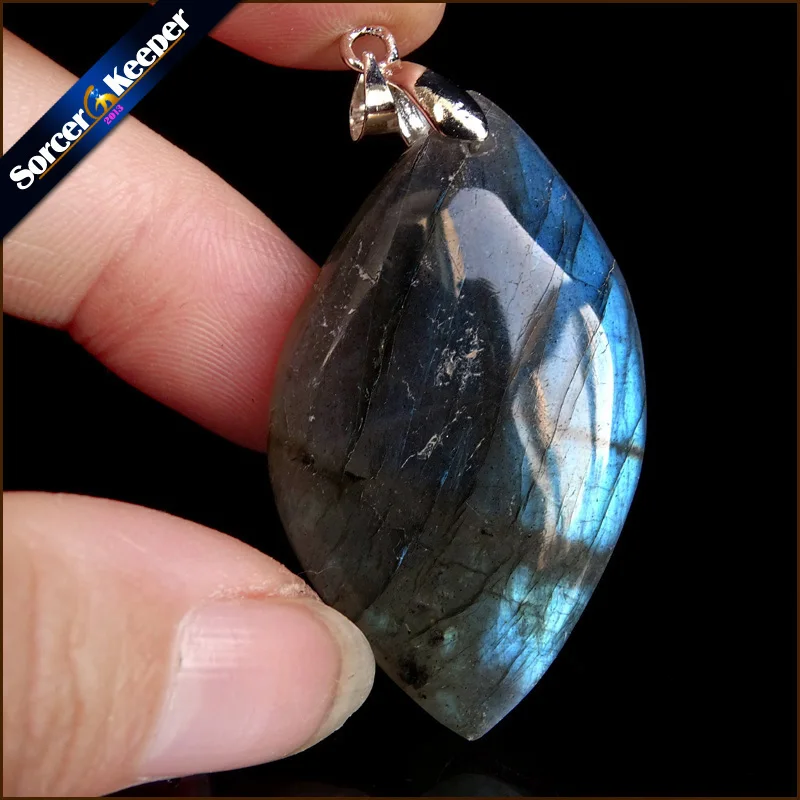 Ожерелья с цепочкой для женщин и мужчин оптовая продажа камень лабрадорит