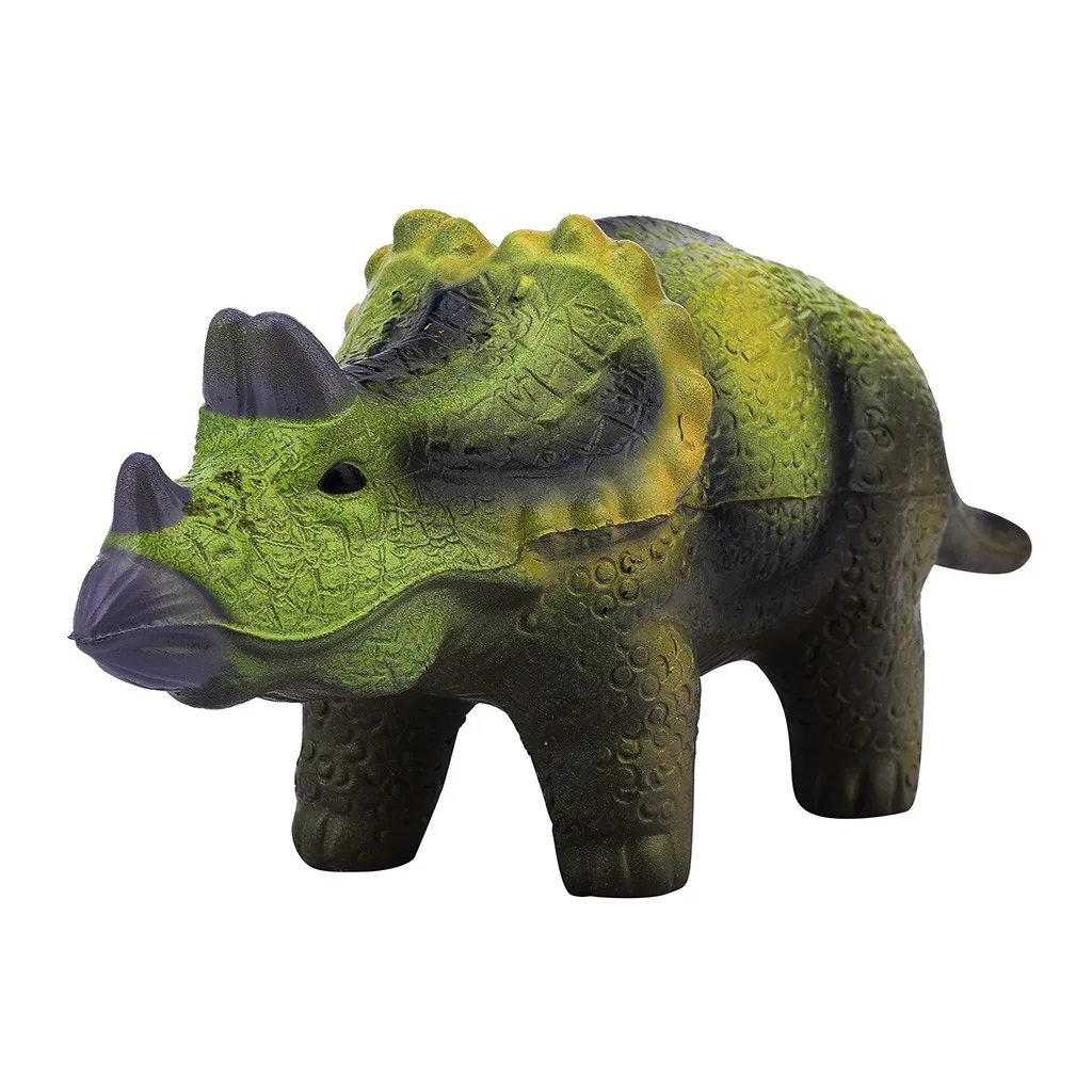 Мягкий Трицератопс медленно восстанавливающая форму коллекция игрушка для