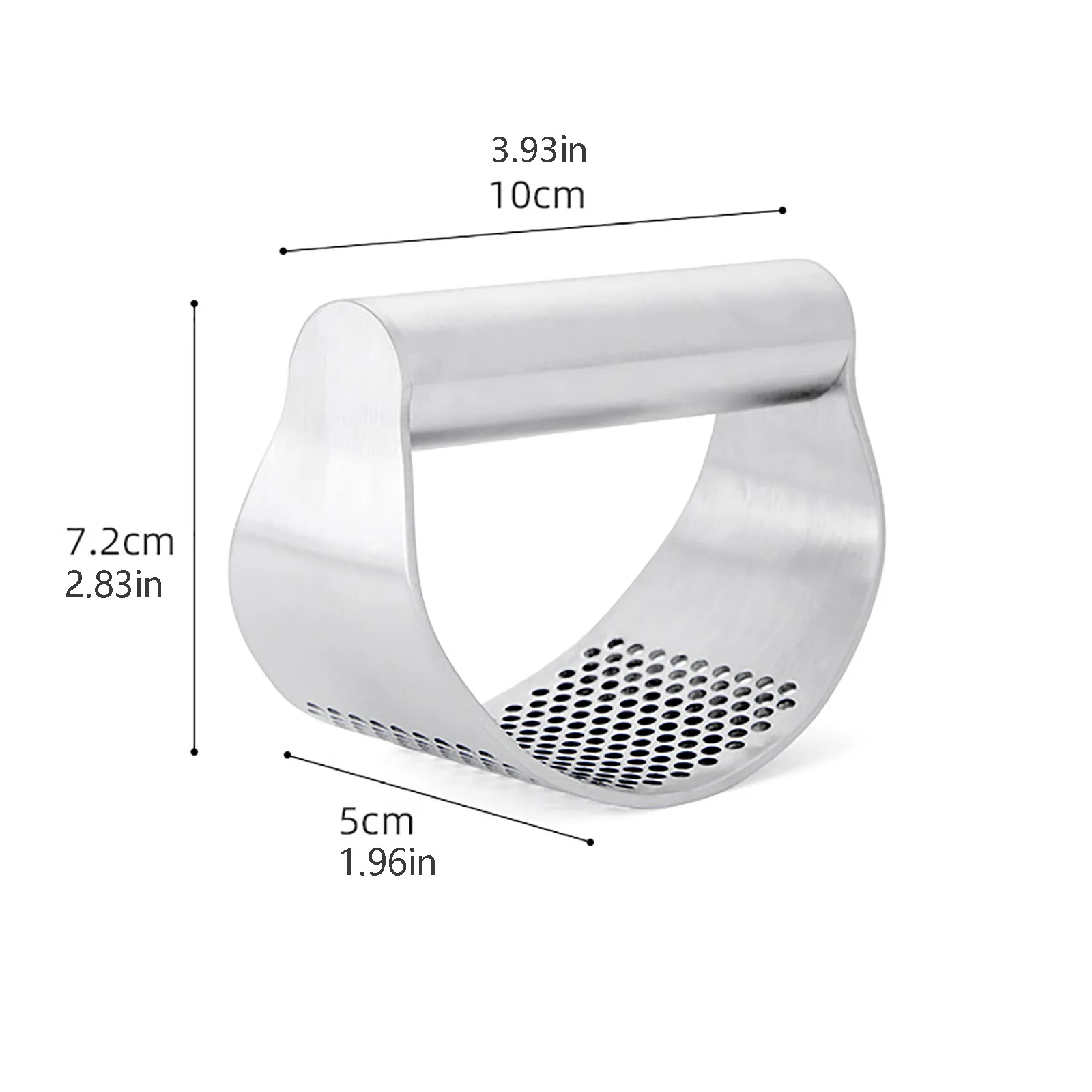 Пресс для чеснока из нержавеющей стали ручной измельчитель слайсер с ручкой