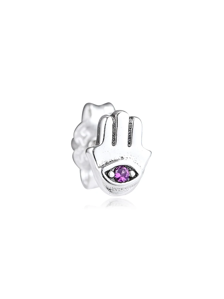 Signature ME My Hamsa одиночные серьги-гвоздики 100% 925 пробы серебро ювелирные изделия