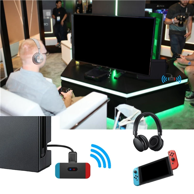 

BT4879 Game Console Mobile Phone Computer TV to Bluetooth Audio Transmitter Wireless Audio Adapter