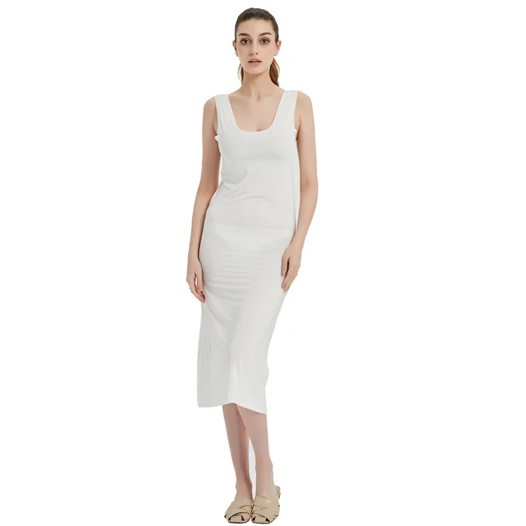 Spring and Summer New Women's Nightdress U-neck Ice Silk  Suspender Sleep Tops Sexy Sleepwear Women Nightgown Plus Size Lingerie