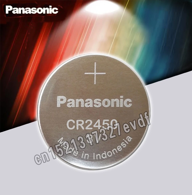 Оригинальный Panasonic CR2450 CR 2450 10 шт. 3 в Литиевые кнопочные батареи для монет часов
