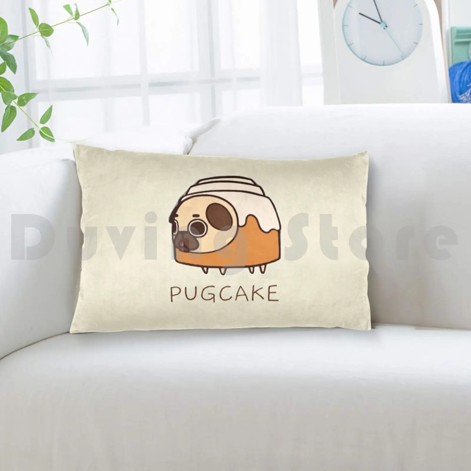 Подушка для животных искусственная Картофельная тату Tater щенок Puggle собака мопс