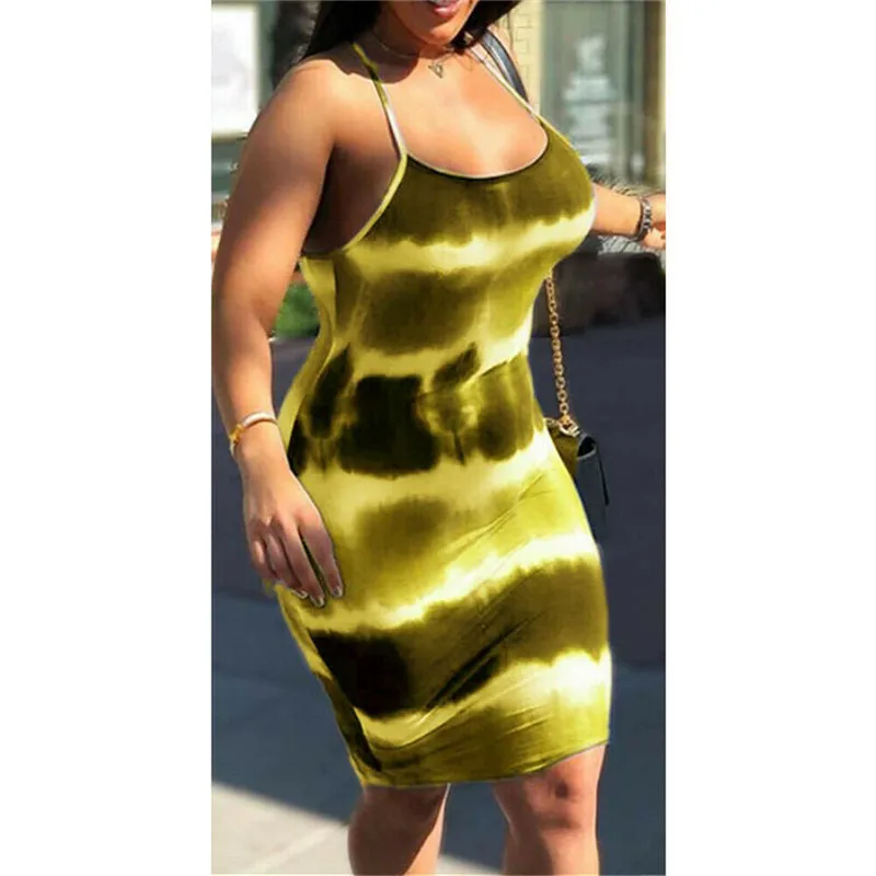 2019 модное женское облегающее платье сексуальное мини на бретельках платья