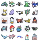 1 шт., украшения для обуви в виде животных, привидений, лошадей, змей, бабочек, собак