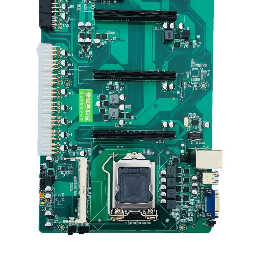 

B85 In-line Eight-card BTC Multi-graphics 8-card Motherboard Mine Board Large Space Motherboard Mine Board For Desktop Computers