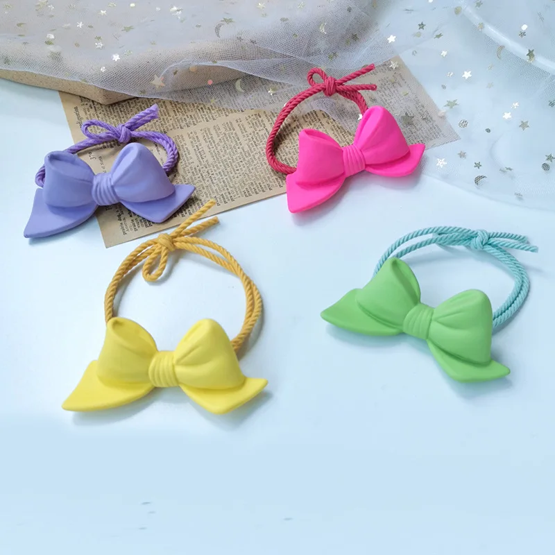 

Women Rubber Bands Girls Cute Bows Scrunchy Children Hair Bands Gum Hair Tie Scrunchies Ponytail Holder Elastic Hair Accessories